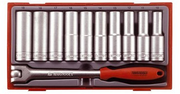Teng Tools 11 Piece 1/2 Drive / Drive Deep Mm Tc Tray Tool control system - TT1211