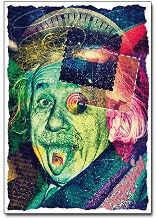 Poster - Albert Einstein's Trip - Büro Physik Wissenschaft Forschung