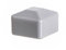 EMFA Capuchon pour poteau carré 60x60 mm Gris 5 pièces chapeau de clôture tube plastique 6x6 cm