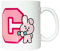 Erik Tasse BT21 RJ - Kaffeebecher - Tasse für Kaffee und Tee - BT21 Merchandising - Größe : 9,5 cm x 8 cm - Fassungsvermögen : 350 ml - Offizielle Lizenz - BT21 Fanartikel