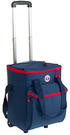 C.A.O. - Bolsa de refrigerador Trolley de 32 litros de poliéster 600D / EVA/Espuma PE - Color Azul Noche - Longitud 41 cm - Ancho 31 cm - Altura 25 cm