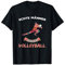Volleyball Spruch Lustig Beachvolleyball Aufschlag Trikot T-Shirt
