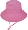 Malaxlx Unisex Baby Sonnenhut Rosa Fischerhut Säugling Sommerhut Breiter Krempe Strandhut für 0-6 Monate Mädchen Jungen