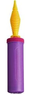 Party2u Purple Balloon Hand Pump, Manual Air Pump for Balloons with Filling Pump