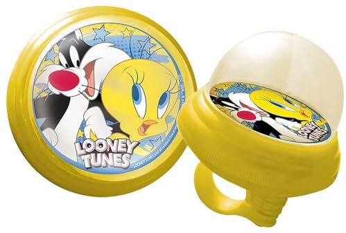 Tataway Looney Tunes Titti Silvestro Fahrradklingel, witzig, blau und gelb