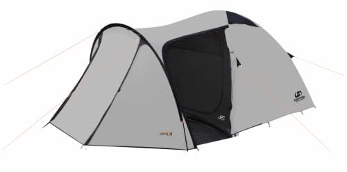 Hannah Outdoor Atoll 4 Familienzelt 4 Personen - Cooles Hochhaus- Grau