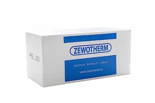 Zewotherm EPS DEO – Druckbelastbare EPS-Wärmedämmplatte 500 x 1.000 mm nach DIN EN 13163 aus expandiertem Polystyrol als Innendämmung auf Decken- oder Bodenplatten (40 mm / 12 Platten ca. 6m²)