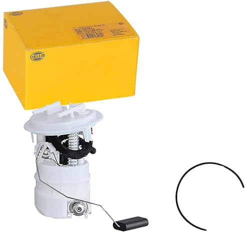 HELLA 8TF 358 305-301 Kraftstoffpumpe - Benzinpumpe - elektrisch - 4-polig | Kompatibel mit: CITROËN C5 III, C5 III Break, C6, PEUGEOT 407, 407 Coupe, 407 SW