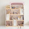 Petite Amélie ® Puppenhaus Holz XL Ink. 19-teilige Puppenhaus Möbel Set | Vier Etagen | Stundenlangen Spielspaß Für Ihre Kleinen | H.81x B.60x T29.5 cm | La Lyonaise