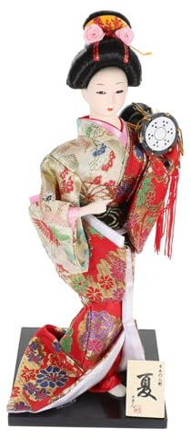 TOPBATHY Japanische Kimono Puppe Als Tischdeko Traditionelle Maiko Figur Für Asiatische Raumgestaltung Für Restaurants Und Stilvolle Zuhause