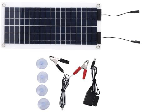 Solarpanel-Solar-Erhaltungsladegerät 30-W-Solarpanel-Kit Solar-Batterieladegerät-Betreuer DC18V Tragbares Solarpanel-Ladeset mit OBD-Ladegerät