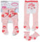 Baby Annabell Strumpfhosen und Socken in verschiedenen Farbkombinationen für 43cm Puppen, 2er Pack Puppenstrumpfhosen, 710807 Zapf Creation