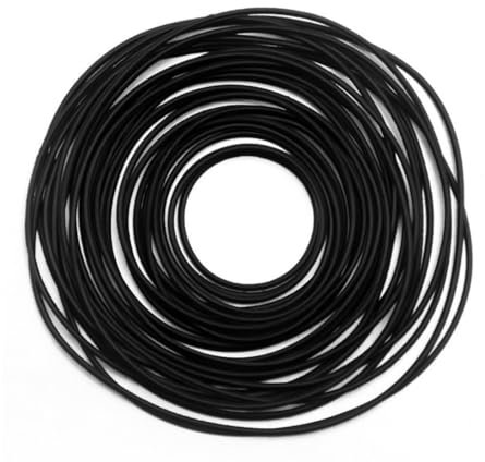 VAEIORP 30 Pcs Mix Kassettenband Cassette Tape Belt Gummiriemen Square Cassette Machine Belt Gummi Riemenscheibe Antriebsriemen Universal Kassettenband für Rekorder DVD-Laufwerk Walkman