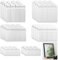 36 Paires Languettes Accroches Tableaux, 72 Bandes Bandes de Suspension pour Photos Accroche Tableau sans Percer Attaches Adhésives Amovibles Autocollant pour Fixation Cadre Photo Image
