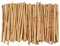 DLUSZERT 120 Stück Holzstäbchen zum Basteln, 10CM Holzblock Sticks 0,3-0,5CM im Durchmesser, Natürliche Holzsticks Holz Log Sticks, Zweige Holzstiele für DIY Handwerk Heimwerker Requisiten (Holzfarbe)