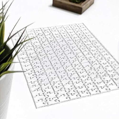 Puzzle Transparentes, Unmögliches Puzzle, 300 Acryl Puzzle, Familienpuzzle Verringerter Druck Schwieriges Puzzle Rahmen Puzzle Interaktives Lernspielzeug, Rätsel Für Erwachsene, Denksportauf