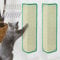 JanYoo Cat Scratching Mat Cat Scratch Furniture Protectors, Sisal Scratcher Mats Anti Scratch Floor Scratching Pad for Wall Floor Sofa Couch Carpet Doors Bed 60 x 25CM (2 Pcs, Green)