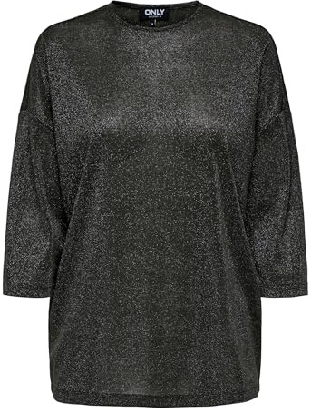 ONLY Damen Onlvic S/S AOP Top Noos Ptm T-Shirt ,38 EU, White/Aop:stilky Flower
