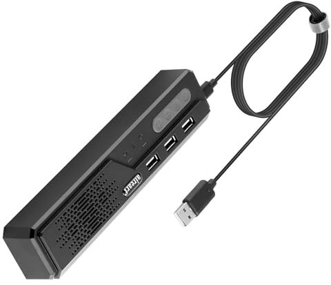 Cykvis 3 in 1 USB Computer Speaker with Microphone, PC Laptop Speaker with Mic for Smart Home Office and Online Study,360 Degree Enhanced Voice Pickup, Noise Reduction,Compatible with Zoom, Teams