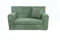 FORTISLINE - Kindersofa ausklappbar 83x47x43cm Oeko-TEX - Spielesofa für Kinder 2in1 - Kindercouch Aufklappen Bettfunktion - Schlafcouch aus Schaumstoff - Kuschel-Cord - Viele Muster (Hellgrün)