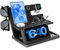Gifts for Men 3-in-1 Charging Stand iPhone 16 Wireless Charger Station, Nightstand Organizer Wood, Fathers Day Perfect for Dad Husband Boyfriend Son, for iPhone 16/15/14/13/12 and Pro, AirPods, Watch