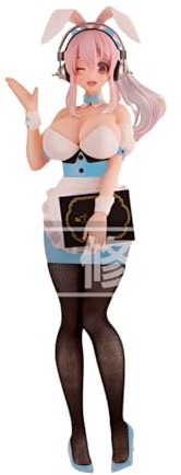 Furyu Super Sonico BiCute Bunnies Waitress Light Blue Color Ver. 28 cm