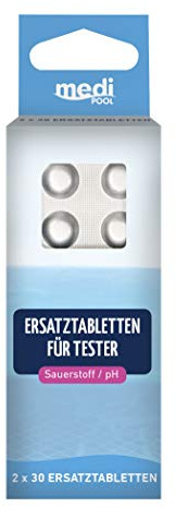 Medipool Tabletten f?r Sauerstoff/pH-Tester, 2X 30-er Pack