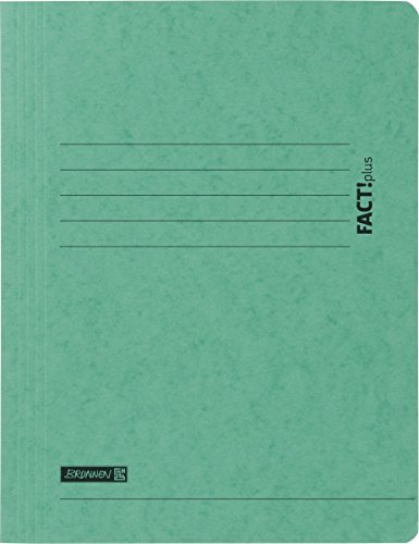 Brunnen 102015450 Sammelmappe A4 FACT!plus (hochwertiger Pressspankarton) grün