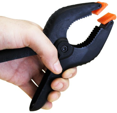 1 X Spring CLAMP 160MM Clips Extra Strong Large Tools Plastic JAW DIY Heavy Duty