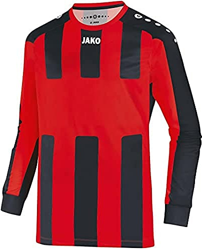 JAKO Herren Fußballtrikots LA Trikot Milan, Rot/Schwarz, L, 4343
