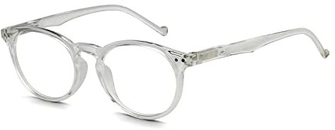 Eyekepper Oval Rund Federscharniere Lesebrille transparenten Rahmen +1.5