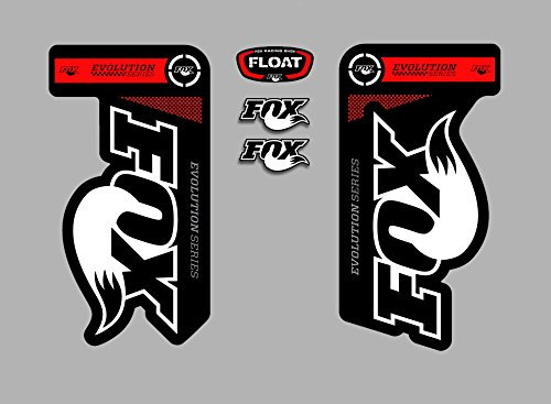 Ecoshirt B1-VVK7-ILJB Aufkleber Gabel Fox Float Evolution Fdp02 Stickers Aufkleber Decals Autocollants Adesivi, Rot