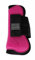 QHP Hartschalen-Gamaschen vorne innen Neopren Klettverschluss (Warmblut, Fuchsia)