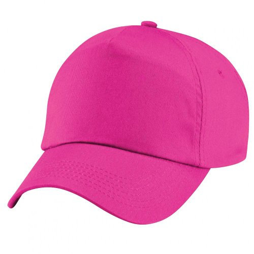 Beechfield - Gorra infantil con 5 paneles Rosa – fucsia Pink Talla única