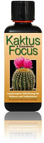 Cactus Focus Fertiliser 300 ml Liquid Fertiliser Concentrate for Cacti Liquid Plant Fertiliser