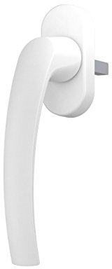 MS Beschläge® Fenstergriff aus Aluminium Fenster Weiß RAL 9016 (20)