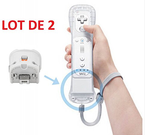 Straße Game 2 x Wii motion plus pour manette Wiimote Nintendo Wii - Blanc