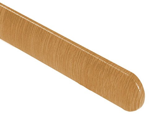 Light Oak UPVC End Cap for 23mm Laminated Window Board Foiled Finish Double-Ended Window Cill Sill Trim