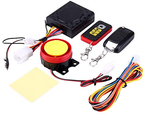 KIMISS 12V Motorrad Anti-Diebstahl Alarmanlage Fernbedienung Universal