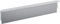 IRKA 1023-002 – Schneckenzaun Typ 1 – Rasenkante breit – 20 x 3,5 cm – Alu-Zink – klick-Fix– Länge 1 m