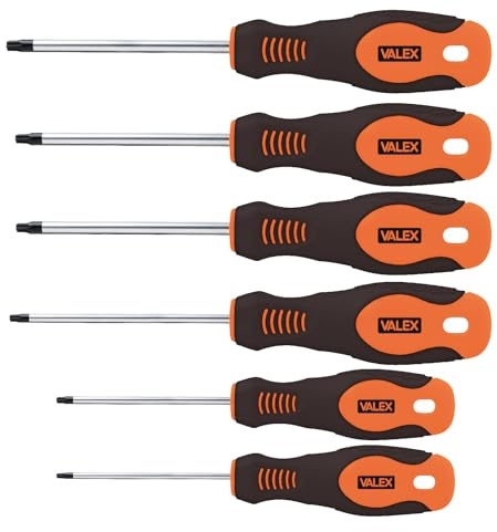 Cacciaviti Resistorx Serie CRV, 6 Pezzi