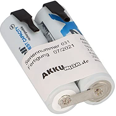 2er Reihe Akkupack mit Lötfahne AA Mignon 2,4V 2900mAh Hochstrom-,Schnellladefähig Akku