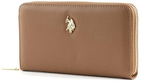 U.S. Polo Assn. Jones - Geldbörse 6cc 19 cm L Camel