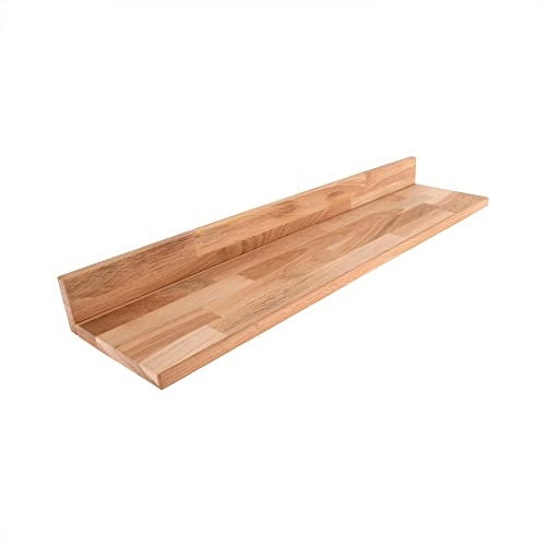Raburg Wandregal ALVA, Eiche - 80 cm lang, 20 cm tief, Robustes Vollholz, bis 8 kg belastbar