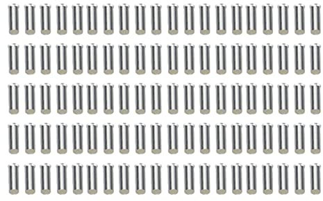 Eujgoov 100PCS Copper Wire Ferrule 10AWG Wire Ferrule Tinned Copper Crimp Connector Electrical Cable Pin Cord End Terminal for 6mm² Electrical Cable(EN6018)