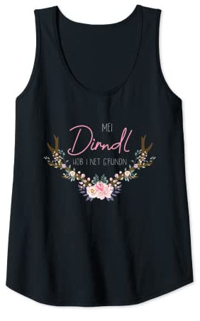 Womens Mei Dirndl Hob I Net Found - Dirndl Party Bavaria Festival Tank Top