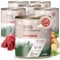 ReaVET Premium Hunde Nassfutter - Rind an Kartoffeln & Apfel 6 x 800g I mit hohem Fleischanteil & viel Muskelfleisch, Getreidefrei, Hundefutter nass, ohne Zucker