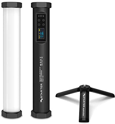 Instarter Spectar LED Leuchtstab 10 W, Videoleuchte mit Bi-Color, Studiolicht mit RGB-Vollspektrum, magnetische Videoleuchte für Streaming