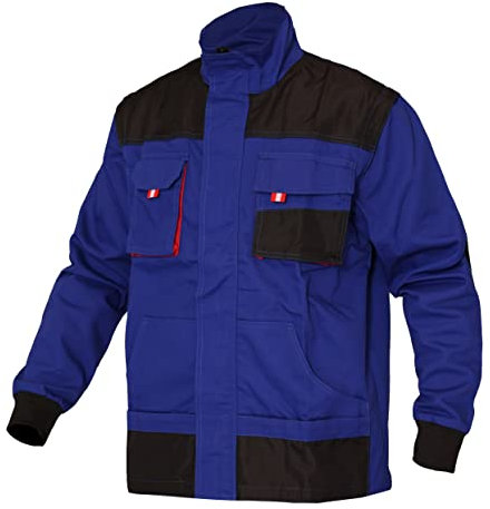 WORK IDEA Herren-Arbeitsjacke mit mehreren Taschen, strapazierfähigem Canvas