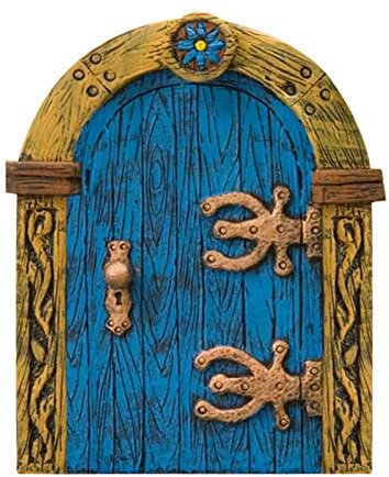 Märchen Türdekoration Ornamente Holzfeen Zwergbaum Türdekoration Briefhalter Wand Metall
